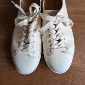 Sezane Sneakers, Size 39, Ecru